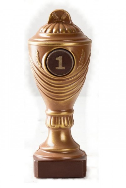 Großer POKAL aus Schokolade