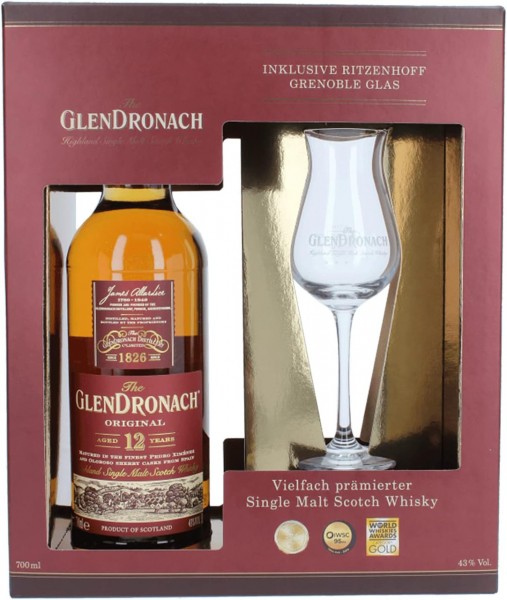 The GlenDronach - 12 Jahre - Geschenkset