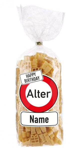 Motivnudeln Geburtstag